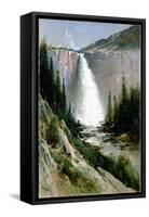 Bridal Veil Falls, Yosemite-Thomas Hill-Framed Stretched Canvas