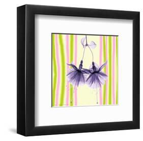 Bridal Veil in Lilac-null-Framed Art Print