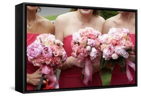Bridal Wedding Flowers and Bouquets-mrorange002-Framed Stretched Canvas