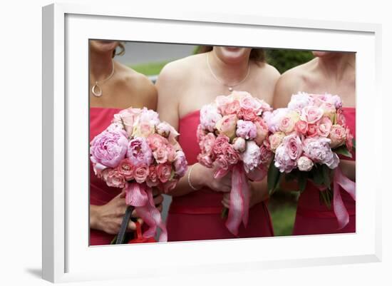 Bridal Wedding Flowers and Bouquets-mrorange002-Framed Photographic Print