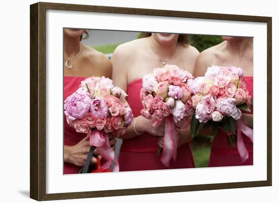 Bridal Wedding Flowers and Bouquets-mrorange002-Framed Photographic Print