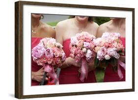 Bridal Wedding Flowers and Bouquets-mrorange002-Framed Photographic Print