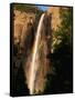 Bridalveil Fall, Yosemite National Park, California, USA-David Tomlinson-Framed Stretched Canvas