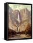 Bridalveil Fall, Yosemite-Thomas Hill-Framed Stretched Canvas