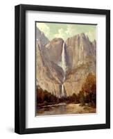 Bridalveil Fall, Yosemite-Thomas Hill-Framed Giclee Print