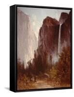 Bridalveil Falls-Thomas Hill-Framed Stretched Canvas