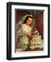 Bride and Cake, 1946-null-Framed Giclee Print