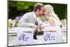 Bride and Groom Enjoying Meal at Wedding Reception-monkeybusinessimages-Mounted Photographic Print