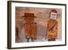 Bride and Groom in Autumn of Life-Paul Klee-Framed Giclee Print