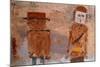 Bride and Groom in Autumn of Life-Paul Klee-Mounted Giclee Print