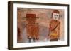 Bride and Groom in Autumn of Life-Paul Klee-Framed Giclee Print