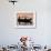 Bride and Groom Leaving a Wedding at Nkwali, Poled on African Gondola, Zambia-John Warburton-lee-Framed Photographic Print displayed on a wall