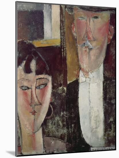 Bride and Groom (The Couple), 1915/16-Amedeo Modigliani-Mounted Giclee Print
