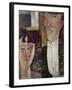 Bride and Groom (The Couple), 1915/16-Amedeo Modigliani-Framed Giclee Print