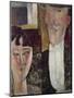 Bride and Groom (The Couple), 1915/16-Amedeo Modigliani-Mounted Giclee Print