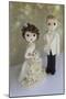 Bride and Groom Winter 2014 Bokeh-null-Mounted Photographic Print