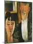 Bride and Groom-Amedeo Modigliani-Mounted Giclee Print