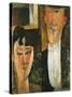 Bride and Groom-Amedeo Modigliani-Stretched Canvas