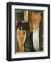 Bride and Groom-Amedeo Modigliani-Framed Giclee Print