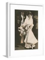 Bride and Groom-Eduard Thony-Framed Art Print