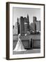 Bride in Dumbo NYC-null-Framed Photo