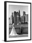Bride in Dumbo NYC-null-Framed Photo