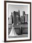 Bride in Dumbo NYC-null-Framed Photo