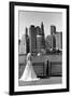 Bride in Dumbo NYC-null-Framed Photo