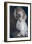 Bride in White Dress-Clive Nolan-Framed Premium Photographic Print
