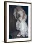 Bride in White Dress-Clive Nolan-Framed Photographic Print