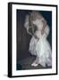 Bride in White Dress-Clive Nolan-Framed Photographic Print