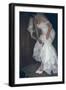 Bride in White Dress-Clive Nolan-Framed Photographic Print
