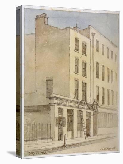 Bride Lane, City of London, 1851-Thomas Colman Dibdin-Stretched Canvas