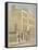 Bride Lane, City of London, 1851-Thomas Colman Dibdin-Framed Stretched Canvas