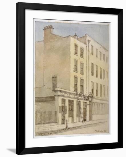 Bride Lane, City of London, 1851-Thomas Colman Dibdin-Framed Giclee Print