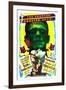 Bride of Frankenstein / Son of Frankenstein double feature poster featuring Boris Karloff-null-Framed Art Print