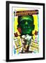 Bride of Frankenstein / Son of Frankenstein double feature poster featuring Boris Karloff-null-Framed Art Print