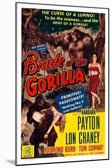 Bride of the Gorilla-null-Mounted Art Print