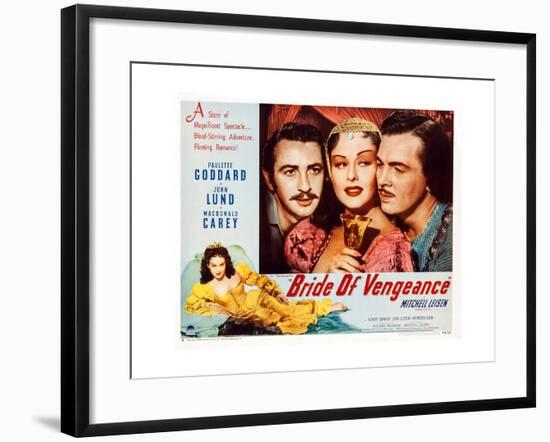 Bride of Vengeance, 1949-null-Framed Art Print