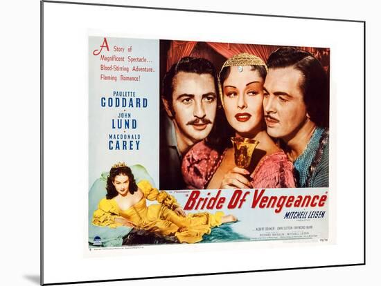 Bride of Vengeance, 1949-null-Mounted Art Print