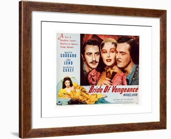 Bride of Vengeance, 1949-null-Framed Art Print