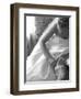 Bride Pulling Up Garter-Abraham Nowitz-Framed Photographic Print