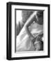 Bride Pulling Up Garter-Abraham Nowitz-Framed Photographic Print