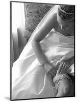 Bride Pulling Up Garter-Abraham Nowitz-Mounted Photographic Print