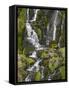 Bride's Veil Waterfall, Isle of Skye, Scotland-David Wall-Framed Stretched Canvas