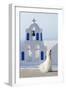 Bride Walking Past Church, Santorini, Kyclades, South Aegean, Greece, Europe-Christian Heeb-Framed Photographic Print