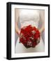 Bride with bridal bouquet-null-Framed Photographic Print