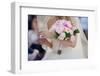 Bride with Her Peonies Bouquet-hadrian-Framed Photographic Print