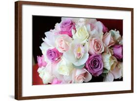 Brides Flowers-Kmwphoto-Framed Photographic Print