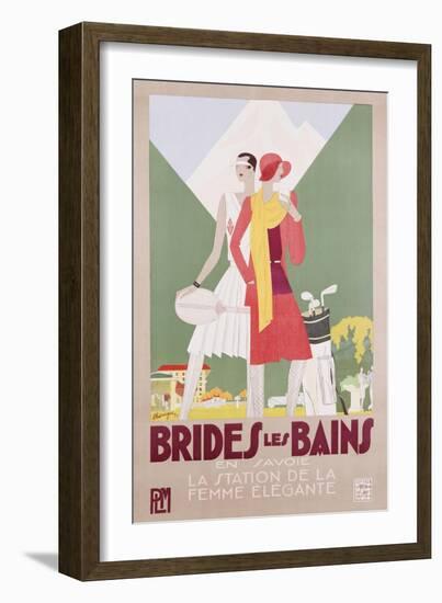 Brides Les Bains, 1929-Leon Benigni-Framed Giclee Print